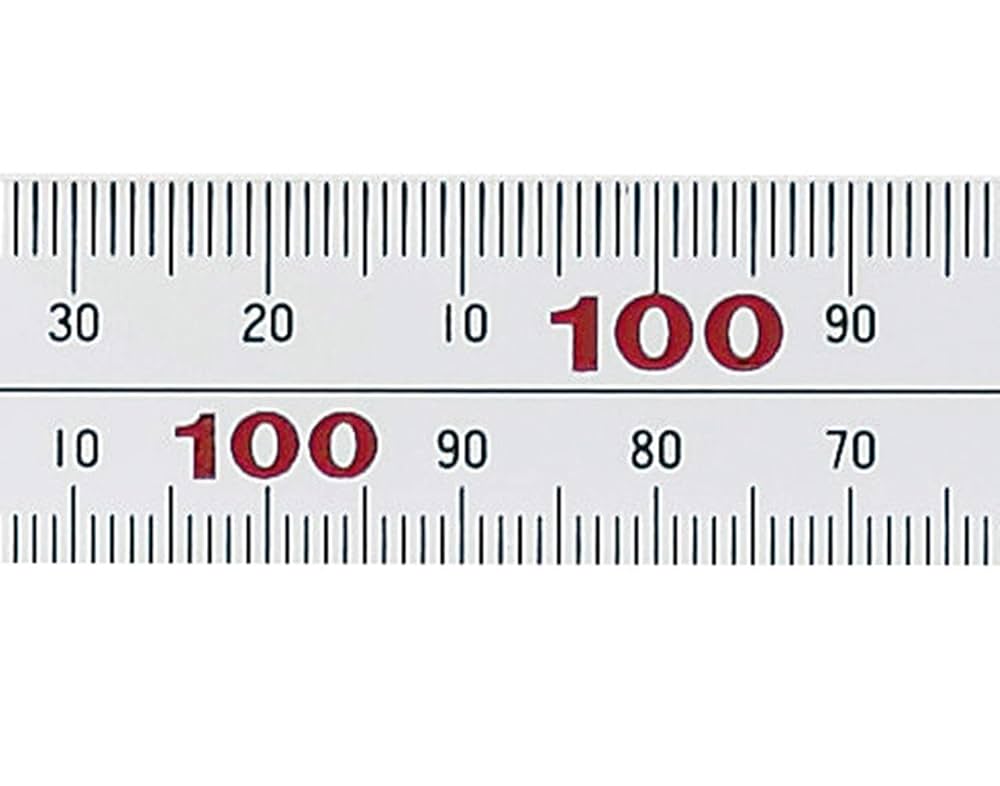 Amazon.co.jp: シンワ測定(Shinwa Sokutei) 厚手広巾50cm 8段